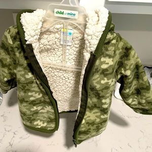 6-9 month old sweater jacket, comfortable to be worn during winter and spring